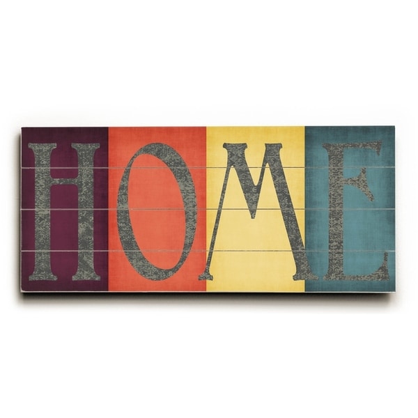 HOME - Planked Wood Wall Decor by Misty Diller