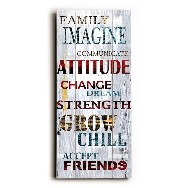 Family Image - Planked Wood Wall Decor by ArtLicensing