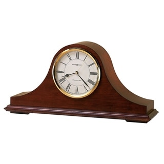 Howard Miller Cherry Brown Finish Wood Chiming Mantel Clock