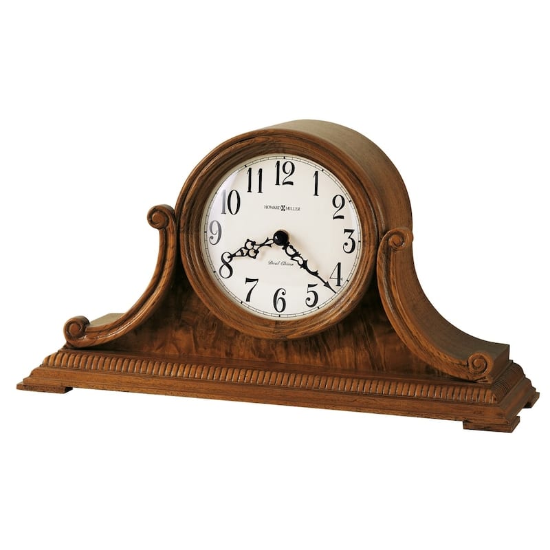 Howard Miller Anthony Classic Solid Wood Chiming Mantel Clock Bed