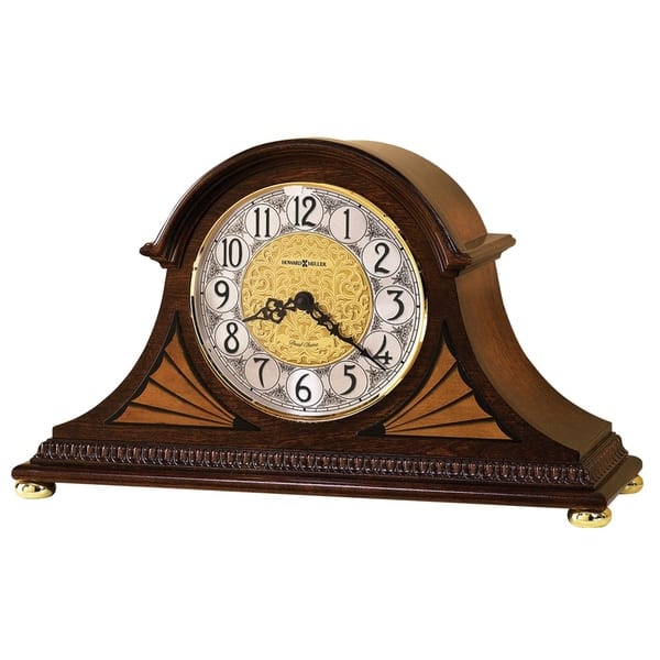 slide 1 of 1, Howard Miller Grant Classic, Victorian, Old World, Chiming Mantel Clock with Silence Option, Reloj del Estante