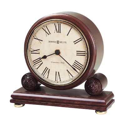 Howard Miller Redford Classic, Traditional, Old World, Chiming Mantel Clock with Silence Option, Reloj del Estante