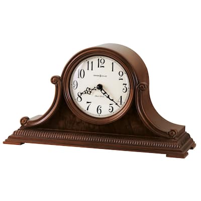 Howard Miller Albright Classic, Traditional, Transitional, Chiming Mantel Clock with Silence Option, Reloj del Estante