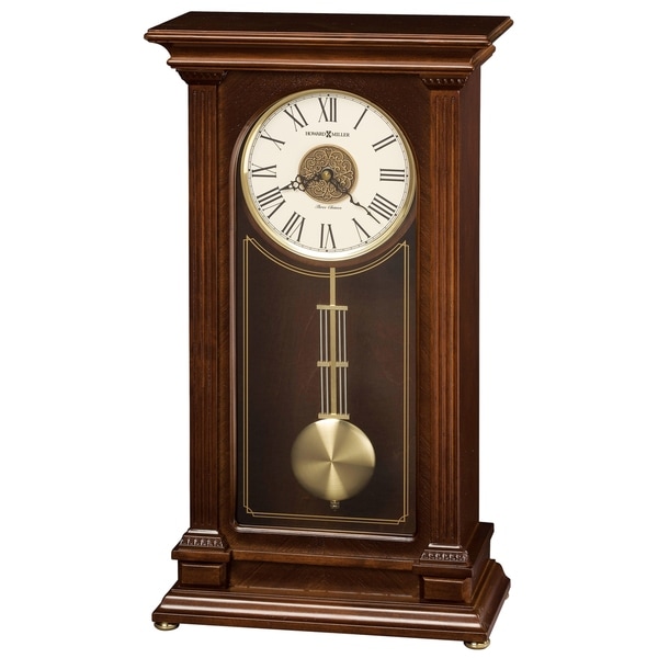 Bulova Clocks C3542 Cranbrook Wall Mount Analog Wooden Chiming Clock, Brown 9 x 3.75 x 19