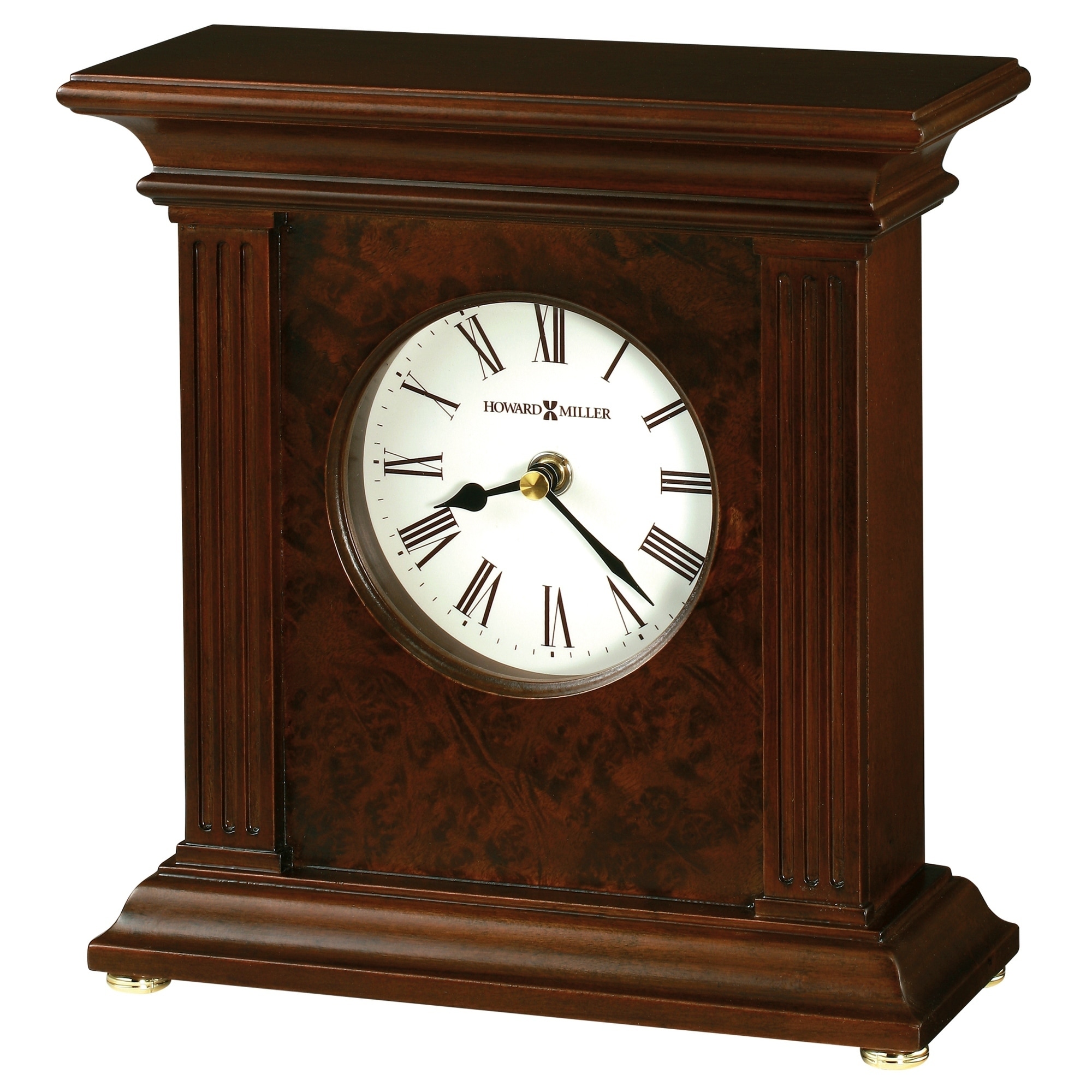 Howard Miller Andover Contemporary, Transitional, Classic, Accent Mantel Clock with Column Detailing, Reloj del Estante