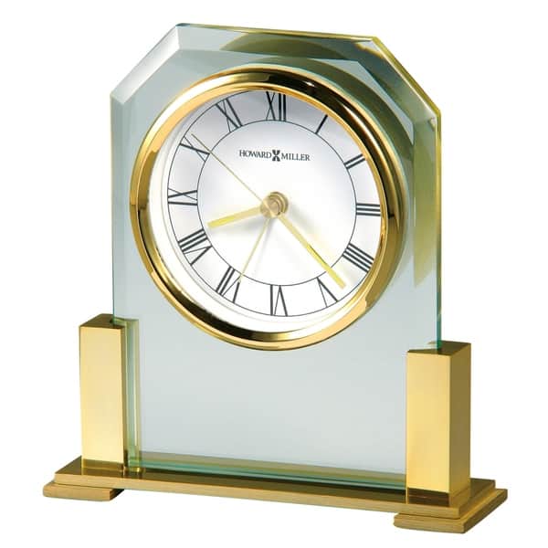 slide 1 of 1, Howard Miller Paramount Classic, Transitional, and Sleek Style Mantel Clock, Reloj del Estante
