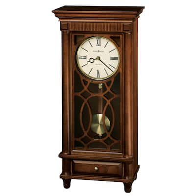 Howard Miller Lorna Contemporary, Transitional, Classic, Chiming Mantel Clock with Pendulum, Reloj del Estante