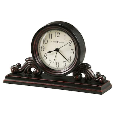 Howard Miller Bishop Classic, Traditional, Transitional, Alarm Clock with Large Numbers, Reloj Despertador