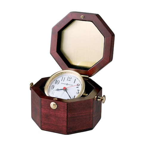 Howard Miller Chronometer Vintage, Nautical, Old World, Captains Alarm Style Mantel Clock, Reloj del Estante