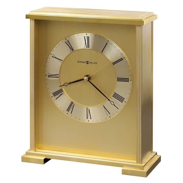 slide 1 of 1, Howard Miller Exton Contemporary, Modern, Glam, Transitional Style Mantel Clock, Reloj del Estante