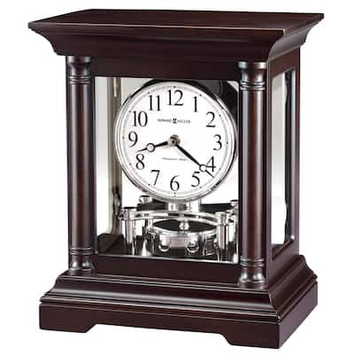 Howard Miller Cassidy Contemporary, Transitional, Sleek Chiming Mantel Clock with Silencing Option, Reloj del Estante