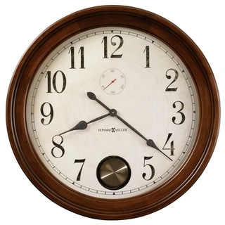 Howard Miller Round Antiqued Wood Gallery Wall Clock