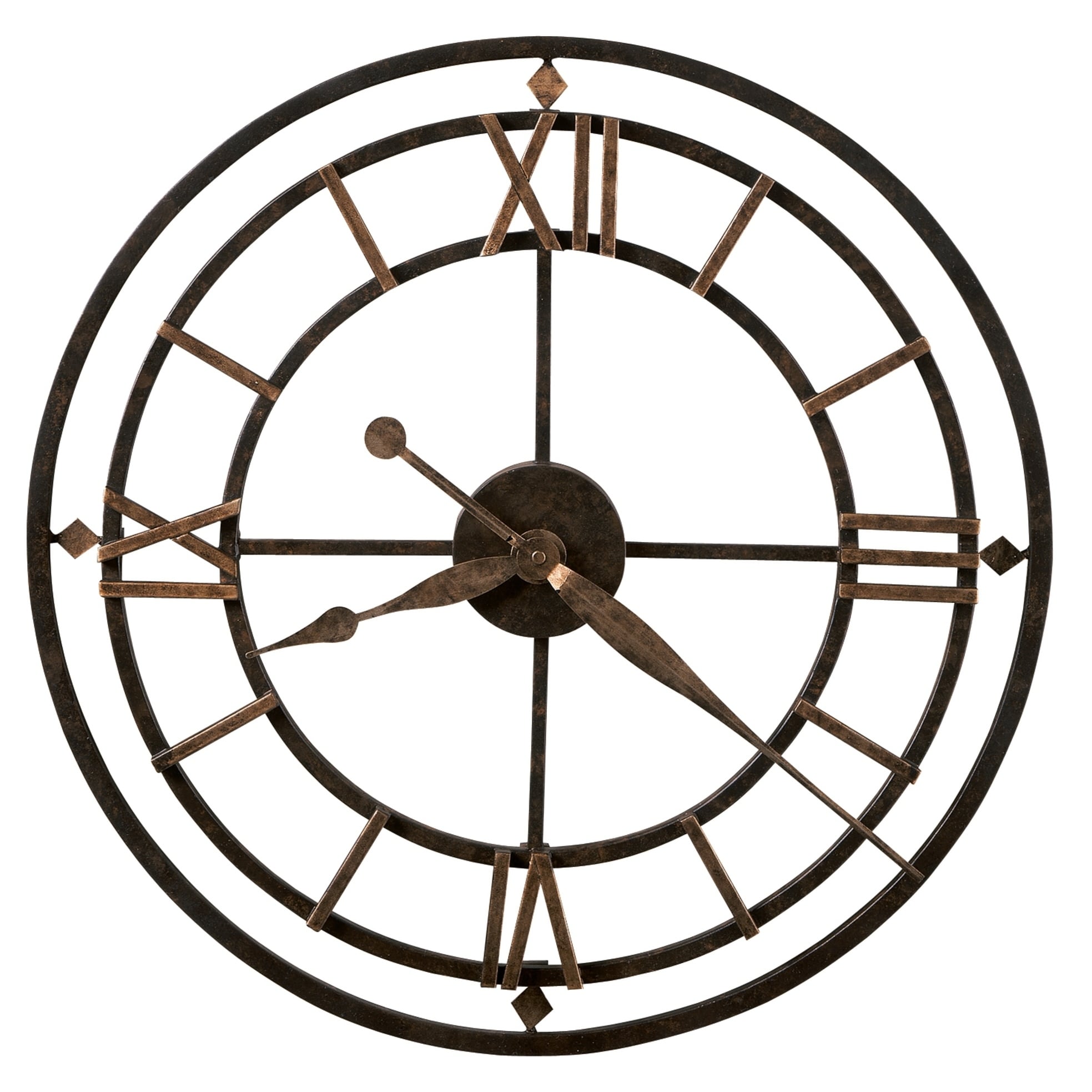Howard Miller York Station Rustic, Industrial, Bold, Vintage Style Wall Clock, Reloj De Pared