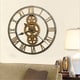 preview thumbnail 2 of 0, Howard Miller Crosby Industrial, Steampunk, Vintage with a Modern Twist, Statement Wall Clock, Reloj De Pared