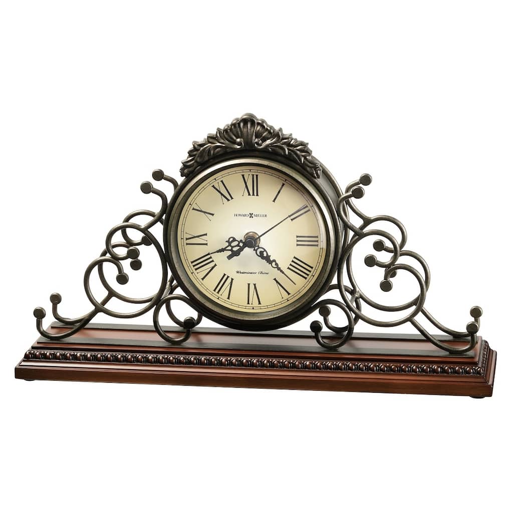 Howard Miller Adelaide Classic, Victorian, Old World, Chiming Mantel Clock with Silence Option, Reloj del Estante