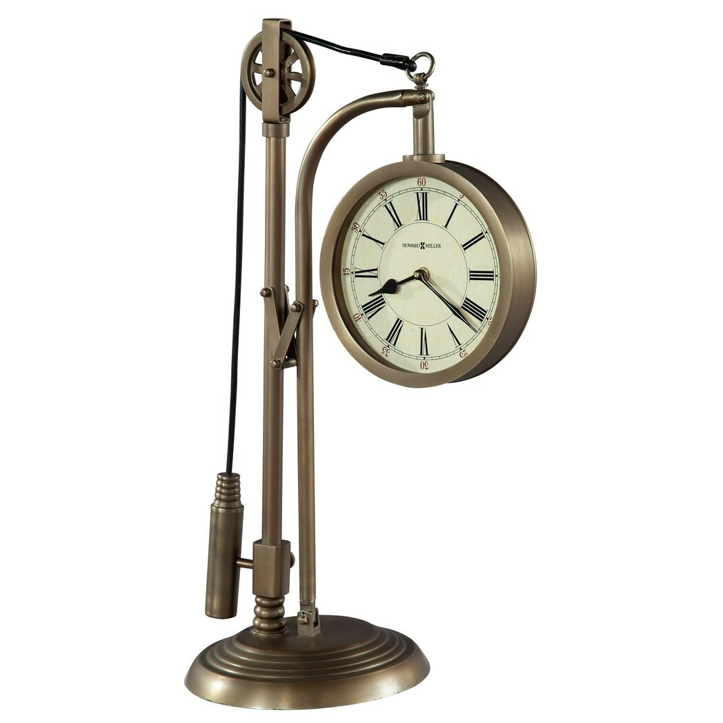 Howard Miller Pulley Time Vintage Industrial And Old World Style Mantel Clock Reloj Del Estante Overstock 22819742 This howard miller barrister mechanical mantel clock introduces a modern feel to your overall dcor. howard miller pulley time vintage industrial and old world style mantel clock reloj del estante