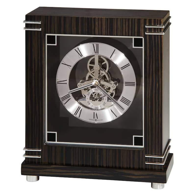 Howard Miller Batavia Contemporary, Modern, Transitional, and Sleek Accent Mantel Clock with Movements, Reloj del Estante