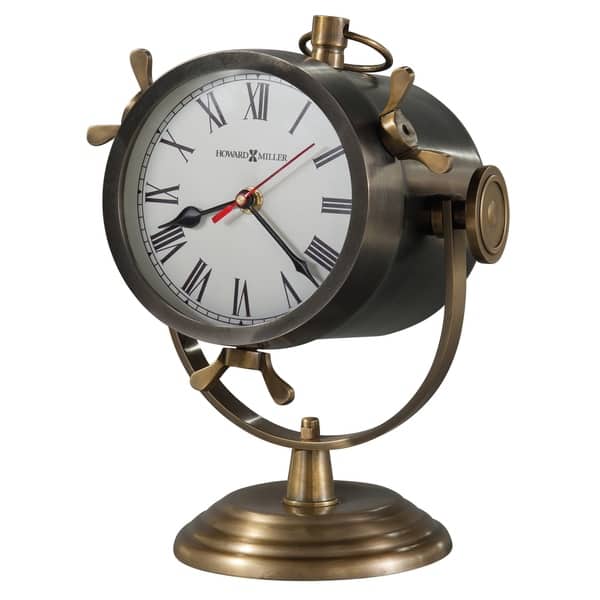 slide 2 of 2, Howard Miller Vernazza Vintage, Transitional, and Old World StyleAccent Mantel Clock, Reloj del Estante