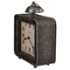 preview thumbnail 2 of 0, Howard Miller Collins Vintage, Industrial, Old World, and Distressed Style Mantel Clock, Reloj del Estante