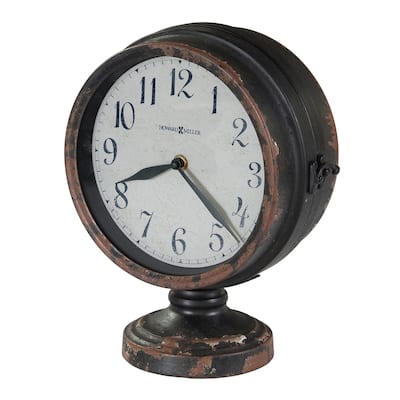 Howard Miller Cramden Metal Mantel Shelf Clock