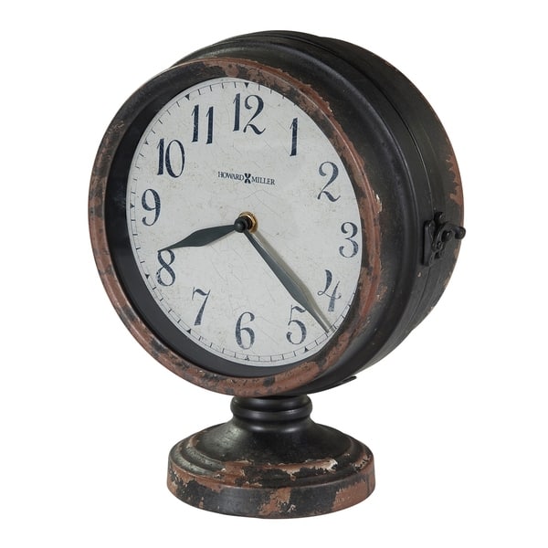 slide 2 of 2, Howard Miller Cramden Metal Mantel Shelf Clock