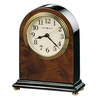 Howard Miller Bedford Classic, Traditional, Transitional, Piano Finish Mantel Clock, Reloj del Estante