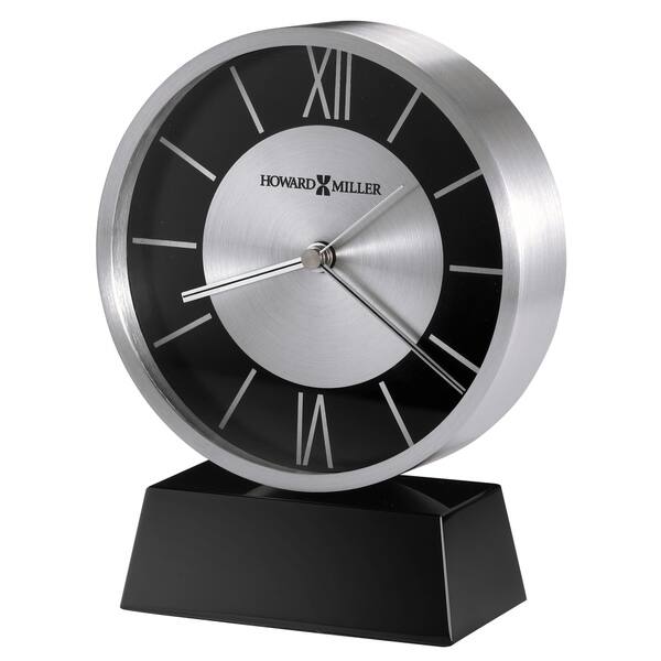 slide 1 of 1, Howard Miller Davis, Contemporary Modern, Sleek, and Chic, Bold Style Table Clock, Reloj de Mesa