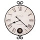 preview thumbnail 1 of 0, Howard Miller Magdalen Charming, Contemporary, Farmhouse, and Transitional Style Distressed Wall Clock, Reloj De Pared
