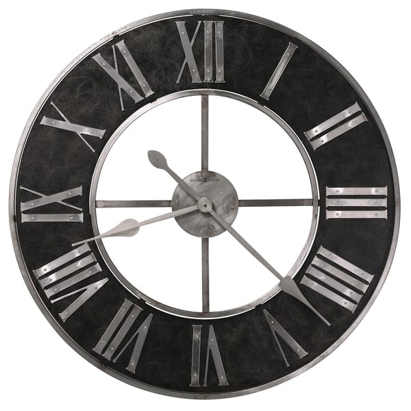 slide 1 of 1, Howard Miller Dearborn Industrial, Transitional, Vintage, and Chic, Statement Gallery Wall Clock, Reloj De Pared