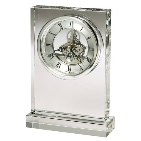 Howard Miller Brighton Transitional, Classic and Bold, Chic, Statement Table Clock with Skeleton Movements, Reloj de Mesa