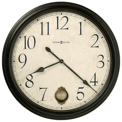 Howard Miller Glenwood Falls Elegant, Classic, Transitional, and Chic Style Wall Clock with Pendulum, Reloj De Pared