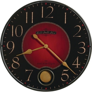 Howard Miller Harmon Vibrant, Contemporary, Modern, Bold, Statement Wall Clock with Pendulum, Reloj De Pared