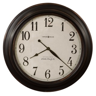 Howard Miller Ashby Classic, Contemporary, Transitional, and Distressed Style Wall Clock with Large Numbers, Reloj De Pared