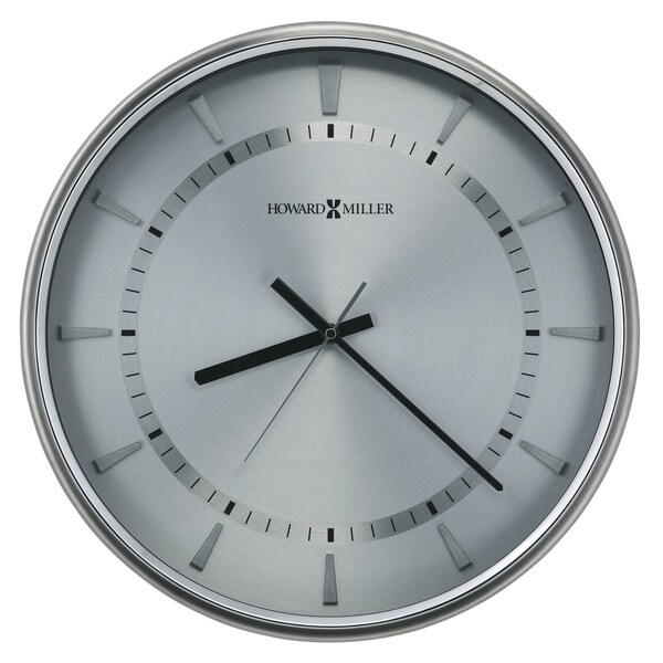 Howard Miller Chronos Watch Dial Iii Silver Modern Contemporary Howard Miller Chronos Watch Dial Iii Silver Modern Contemporary Wall Clock