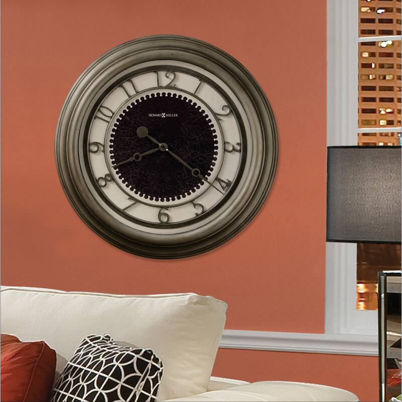 Howard Miller Kennesaw Elegant, Modern, Transitional, and Contemporary Statement Wall Clock with Large Numbers, Reloj De Pared