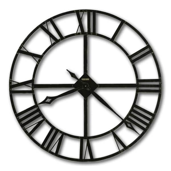 slide 1 of 1, Howard Miller Lacy II Modern, Industrial, Transitional and Bold, Statement Wall Clock, Reloj De Pared