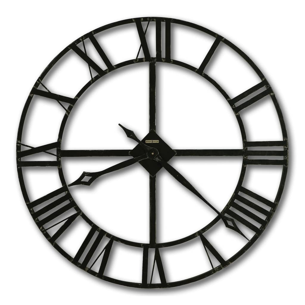 Howard Miller Lacy II Modern, Industrial, Transitional and Bold, Statement Wall Clock, Reloj De Pared