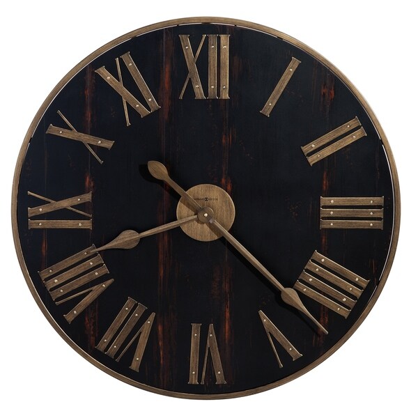 Howard Miller Murray Grove Industrial Chic, Transitional, Vintage, and Rustic, Statement Gallery Wall Clock, Reloj De Pared