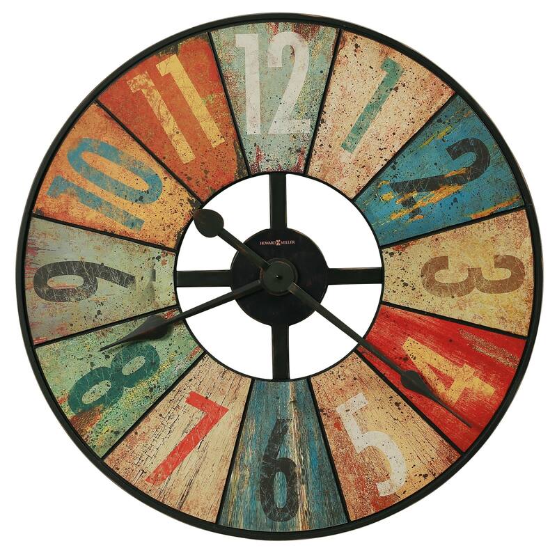 Howard Miller Grange Hall Charming, Farmhouse Chic, Vintage, and Rustic Gallery Wall Clock, Reloj De Pared