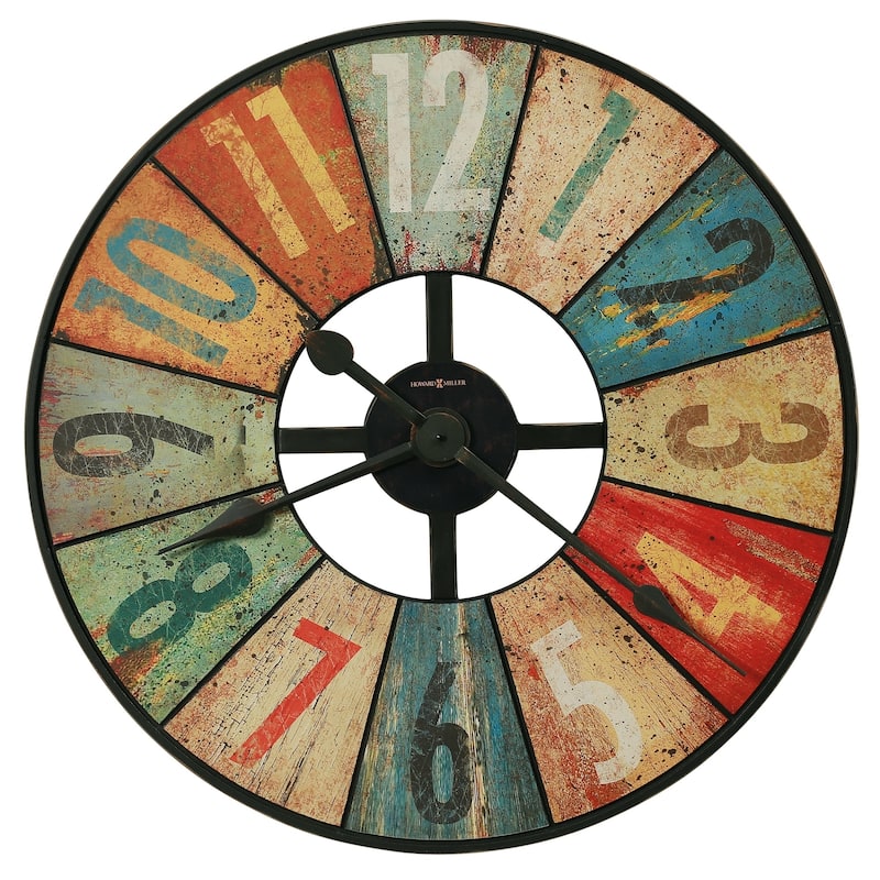 Howard Miller Grange Hall Charming, Farmhouse Chic, Vintage, and Rustic Gallery Wall Clock, Reloj De Pared