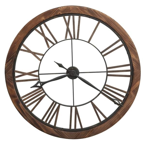 slide 2 of 2, Howard Miller Thatcher Industrial, Transitional, Vintage, and Rustic, Statement Gallery Wall Clock, Reloj De Pared
