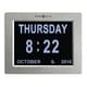 Thumbnail 1, Howard Miller Memory Clock Modern Dimentia Assistance Alarm Clock with Large Numbers, Date and Time.