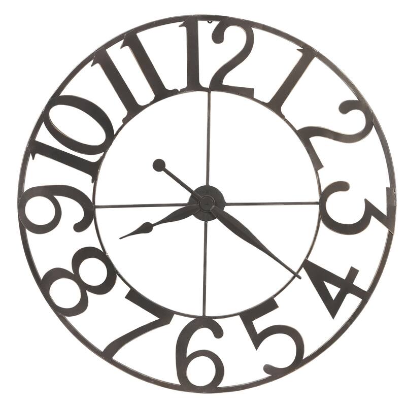 Howard Miller Felipe Industrial, Abstract, Contemporary Modern Wall Clock, Reloj de Pared