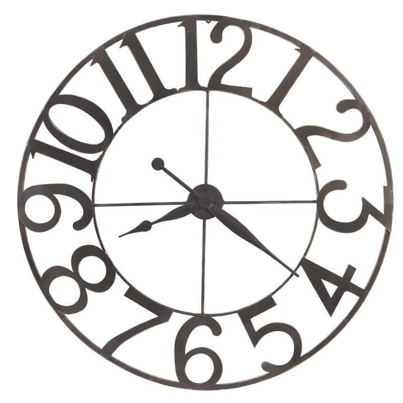 Howard Miller Felipe Industrial, Abstract, Contemporary Modern Wall Clock, Reloj de Pared