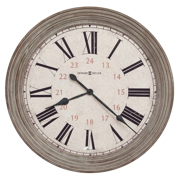 slide 2 of 2, Howard Miller Nesto Rustic, Transitional, Vintage, and Farmhouse Style Gallery Wall Clock, Reloj De Pared