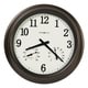 preview thumbnail 1 of 0, Howard Miller Bay Shore Indoor & Outdoor Classic, Nautical, Coastal Wall Clock with Temperature Gauges, Reloj de Pared