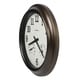 preview thumbnail 2 of 0, Howard Miller Bay Shore Indoor & Outdoor Classic, Nautical, Coastal Wall Clock with Temperature Gauges, Reloj de Pared