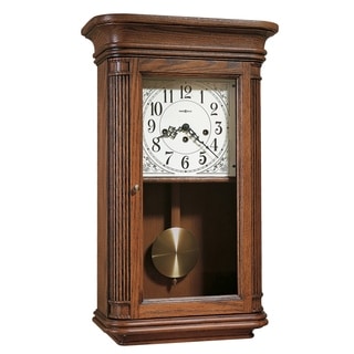 Howard Miller Sandringham Grandfather Clock Style Chiming Wall Clock with Pendulum, Vintage, Old World, Classic Design