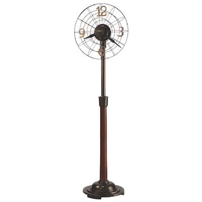Howard Miller Floor Phan Retro Transitional Style Standing Clock with Pendulum and Movements, Reloj de Pendulo de Piso