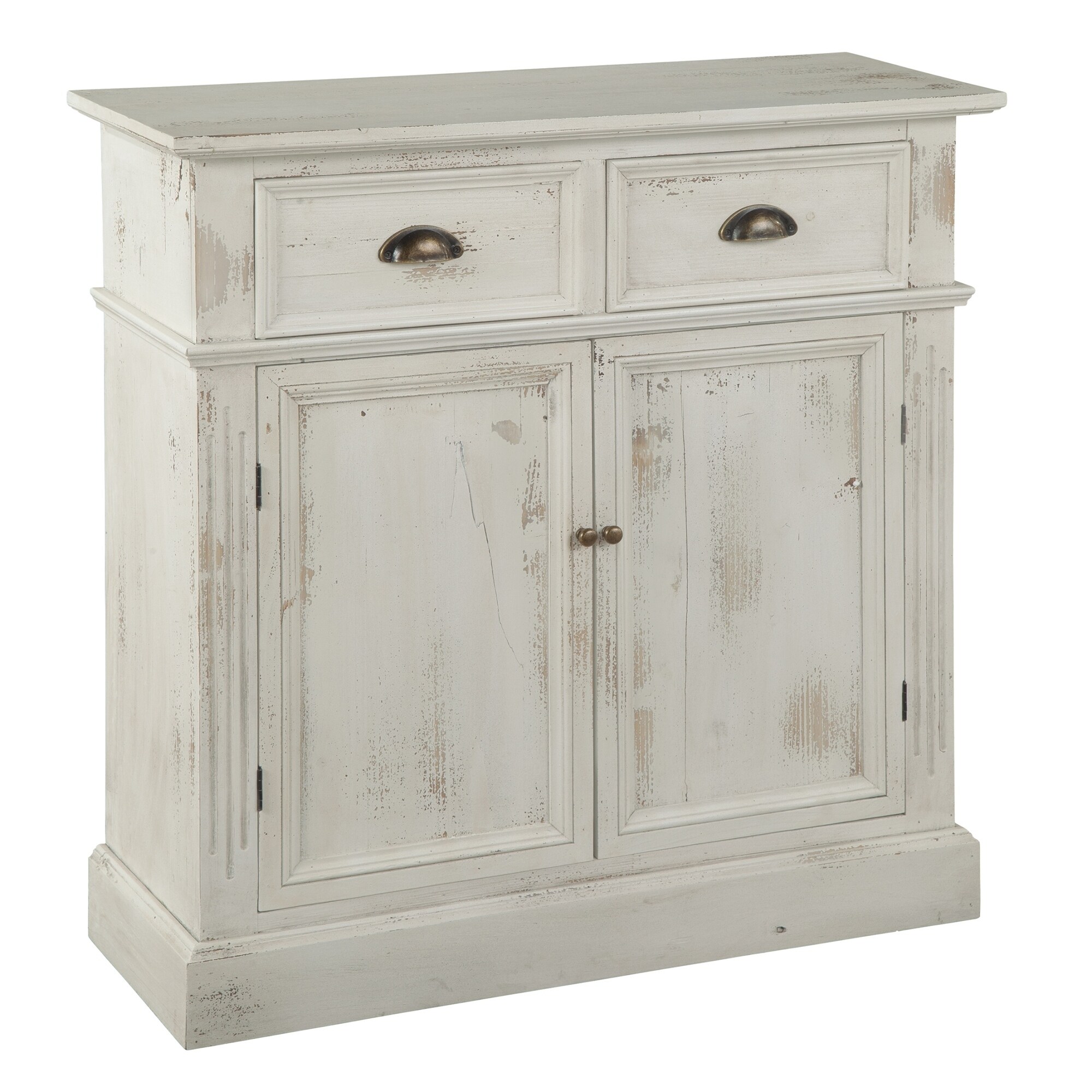 Shop Hekman Furniture Antique White Coastal Storage Cabinet 33